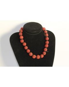 Collier ethnique billes de verre