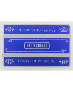 Télécarte de service Phonocard 23 Landis & Gyr 704L Thaïlande