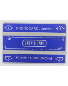 Télécarte de service Phonocard 1 Landis & Gyr 003L Égypte