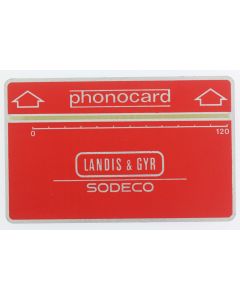 Télécarte Landis & Gyr Phonocard Sodeco Allemagne 1st Thermal Band Trial