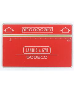 Télécarte Landis & Gyr Phonocard Sodeco Allemagne 1st Thermal Band Trial