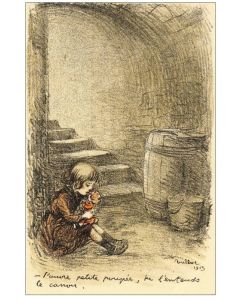 CPA illustrée POULBOT Petits Français N°56 Guerre 1914-18