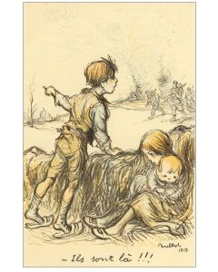CPA illustrée POULBOT Petits Français N°61 Guerre 1914-18