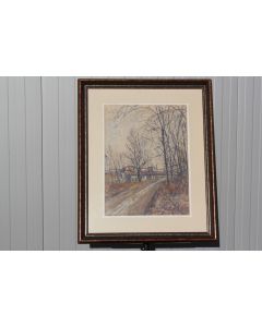 Charles DE ZIEGLER Aquarelle originale Suisse