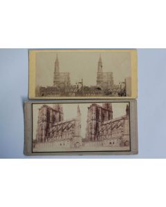 Photographies Vues stéréos Cathédrale de Strasbourg