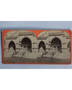 Photographie Vue stéréo Place de la cathédrale Berne Suisse