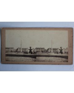 Photographie Vue stéréo Place de la Concorde Paris