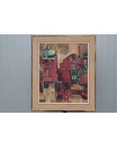 Tableau Peinture à l'huile Hans ECKERT Les fruits d'été 1961