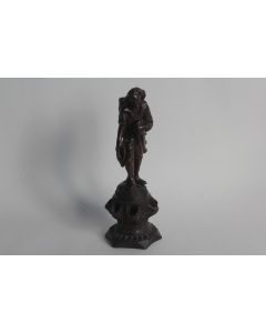 Pyrogène bois sculpté Personnage Art Populaire Forêt Noire