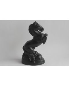 Sculpture Cheval verre St-Prex Suisse 1930