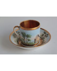 Tasse porcelaine litron Empire