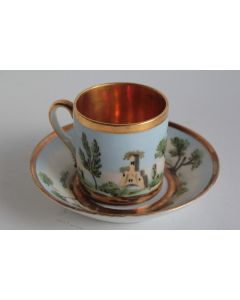 Tasse porcelaine litron Empire