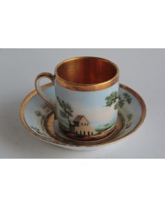 Tasse porcelaine litron Empire
