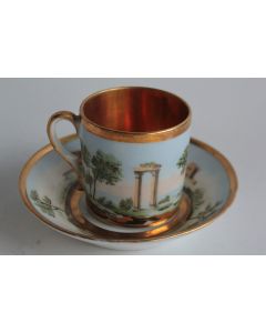 Tasse porcelaine litron Empire