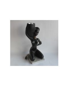 Lampe de table céramique Femme Africaine 1950