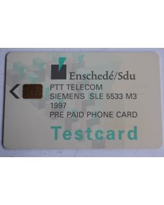 Télécarte Testcard PTT Telecom Siemens SLE 5533 M3 1997 Pays-Bas