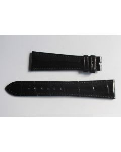 PATEK PHILIPPE Bracelet montre noir brillant 21 mm