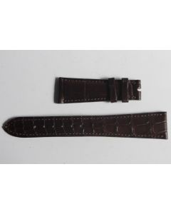 PATEK PHILIPPE Bracelet montre cuir brun 21 mm