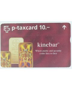 Télécarte L&G Kinebar 604L Suisse 1996
