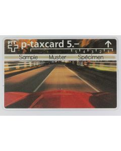 Télécarte L&G dummy Helvetia Assicurazione veicoli a motore Suisse 1994