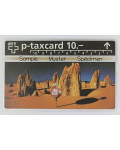 Télécarte L&G dummy Helvetia assicurazione vacanze e viaggi Suisse 1994