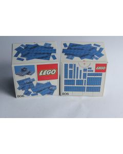 LEGO Set 806 Extra Plates Blue 1986 neuf