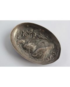 Vide poche argent Art nouveau