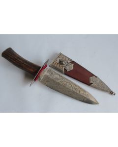 Dague de chasse couteau acier Toledo Espagne