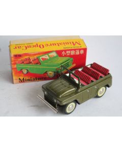 Jouet Jeep militaire MF 978 Miniature Open Car friction