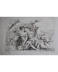 Gravure Péquégnot d'après Guido Réni XIXe siècle