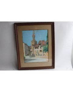 Peinture La Roche-sur-Foron Jean-Jacques DERIAZ Haute-Savoie
