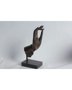 Main de Bouddha bronze Vitarka Mudra Thaïlande