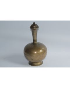 Ancienne bouteille à eau laiton Inde Surahi