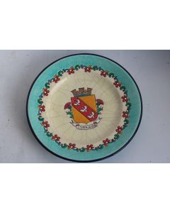 LONGWY Assiette émaux Armoiries de la Lorraine