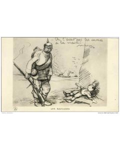 Illustrateur RADIGUET Les sauvages Mort Guerre 1914-18