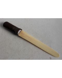 Grand coupe papier cuir et cuivre