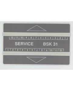 Télécarte Suisse Landis & Gyr Service BSK 31