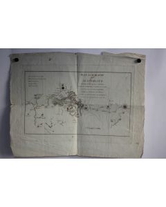 Gravure Plan der Schlacht von Austerlitz Bataille d'Austerlitz 1805