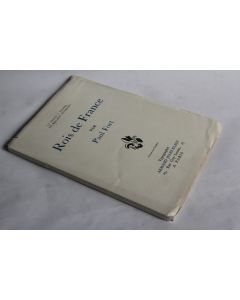 Livre signé Paul FORT Rois de France + lettre manuscrite