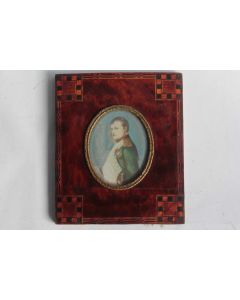 Peinture miniature Portrait Napoléon sur ivoire