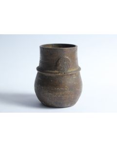 Ancien pot bronze cire perdue Inde