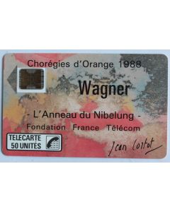 Télécarte à puce France Wagner SC4on 1988
