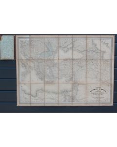 Carte Empire Ottoman Europe Asie Andriveau-Goujon 1854