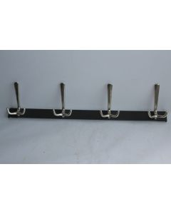 Porte manteau 4 patères chromées design 1950
