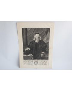Gravure Jean-Rodolphe Sinner de Ballaigues Nöthiger Suisse XVIIIe siècle