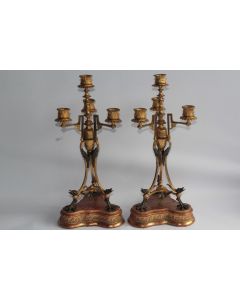 Paire de candélabres Napoléon III