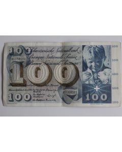 Billet 100 Francs Suisse 02-04-1964