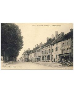 CPA 21 COTE D'OR BLIGNY sur OUCHE Route de Beaune