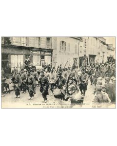 CPA 51 MARNE REIMS Prisonniers Allemands Guerre 1914-18
