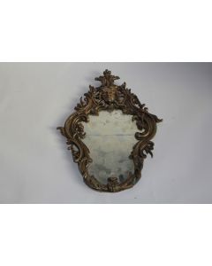 Miroir bronze mural Napoléon III